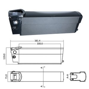 Batería VELEC R48 1E R36 SHOKK 36V 48V 13Ah 14Ah 11.6Ah 15Ah para Bicicleta Eléctrica Medved 2.0 HD 750 1000 <span class=keywords><strong>Rogue</strong></span> Ridge RF750 F SOBOWO Q7-6-1 - Product Image 2