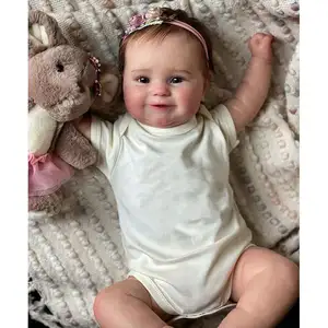 Reborn Doll Mini wieder geboren bebek American Realistic Solid Soft Kinder Prinzessin Leben Bebes lebensechte Silikon Vinyl Alive Fake Baby Doll