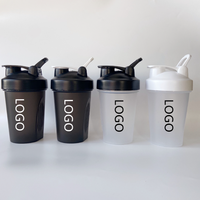 Usine approvisionnement direct repas remplacement poudre secouer tasse 400ml lait Portable Fitness sport en plastique Shaker bouteille avec échelle