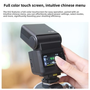 [Beneficio para Miembros] Flash para Cámara Godox It32 para //Fuji//- Compacto, Portátil, <span class=keywords><strong>TTL</strong></span>, con Medición Automática - Product Image 4