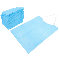 30 pièces/sac Bavoirs dentaires portables jetables et imperméables pour équipements et accessoires de thérapie buccale