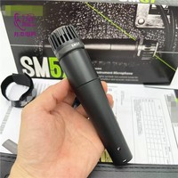 Microphone Dynamique SM57 pour Enregistrement, Scène, Saxophone, Voix et Accessoires Haut-Parleur
