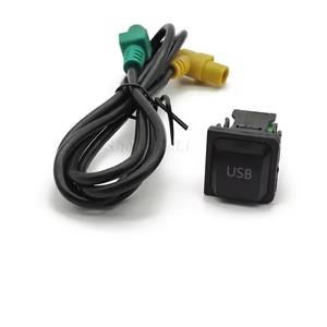 Câble de commutateur USB pour voiture Adaptateur audio USB RCD510 <span class=keywords><strong>RNS315</strong></span> pour VW Passat B6 B7 Golf 5 MK5 Golf 6 MK6 Jetta Lecteur CD radio - Product Image 1