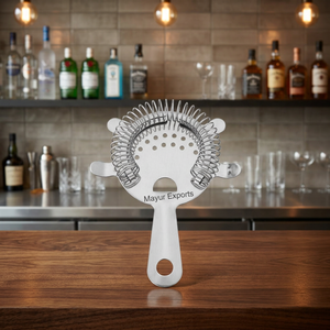 Mayur Exports Cocktail Strainer Metal <b>Bar</b> <b>Tool</b> Classic Reusable Drinkware Accessory - Product Image 5