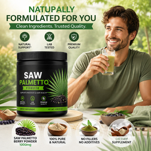 Nouvelle poudre instantanée d'extrait de palmier nain à 45 % d'acides gras, riche en protéines, sans gluten, naturelle, faible en gras, pour la santé de la prostate et les femmes enceintes - Product Image 2
