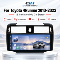 Pour Toyota Hilux/Runner Fortuner : Écran de navigation GPS grand format avec fonction Android Auto, garantie 1 an pour usage automobile