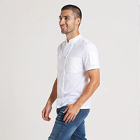 Veste de chef pour homme à manches courtes, uniforme de cuisine respirant, veste de chef à dos en maille ventilée, blouse de laboratoire en tissu polyester tricoté