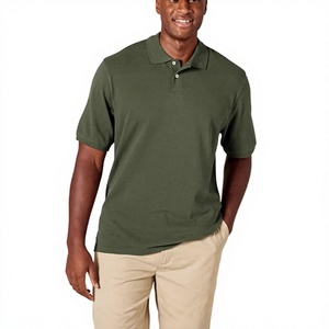 Polo homme tendance, best-seller, fabrication OEM, 100% coton, 220 GSM, col golf, coupe classique, streetwear, mode été - Product Image 1