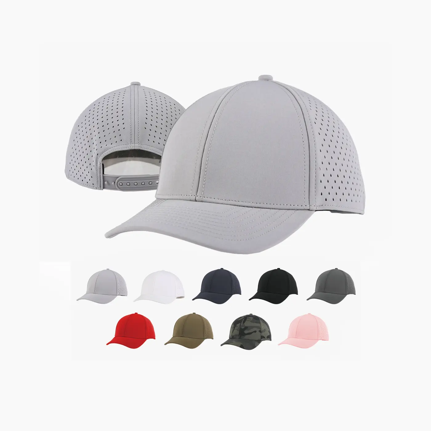Wholesale High Quality Mesh 6 Panel Structured Trucker Hat for Men Cool Feeling Blank Sport Caps