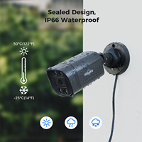 Hiseeu Kit Système de Caméras de Sécurité AHD 8 Canaux 5MP HD Filaire pour Extérieur avec Vision Nocturne DVR 5 en 1