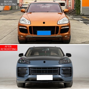 Modificación de Automóvil 2008-2010, Actualización 2024, Conjunto de Parachoques Delantero con Recortes para Faros Antiniebla para Cayenne - Product Image 2