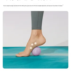 ลูกบอลนวดยางสำหรับออกกำลังกาย พิลาทิส คอ และเท้า อุปกรณ์โยคะ - Product Image 4