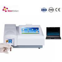 Portable Semi-auto Chemistry Analyzer Automatic Biochemistry Analysis Clinic Lab Equipment Blood Machine Veterinary Instrument