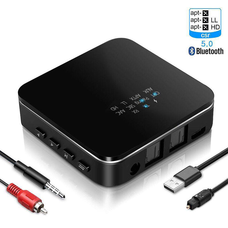 Adaptateur Audio Bluetooth 5.0 – Émetteur/récepteur 2 En 1 – Pour TV/PC