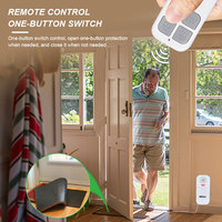 HOMESAFE Tapis de sécurité domestique imperméable de haute qualité avec capteur d'alarme et volume réglable, facile à installer, 10 m