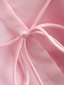 ZA printemps nouvelle robe pour femmes de style europé<span class=keywords><strong>en</strong></span> ceinture <span class=keywords><strong>rose</strong></span> décorée taille <span class=keywords><strong>soie</strong></span> Satin Texture <span class=keywords><strong>chemise</strong></span> - Product Image 5