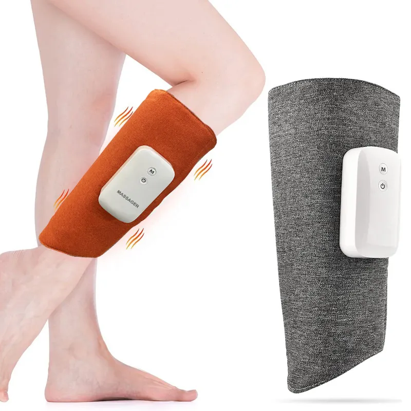 Luftkompressions-Bein massage gerät mit Wärme für Fuß waden schenkel mit tragbarem Handheld-Controller