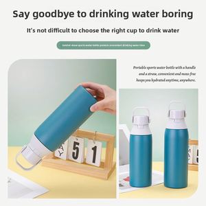 Custom Logo 500ml/750ml Stainless Steel Tumbler 304 Double Wall Vacuum Insulation Small Mouth Handle Pop-up Lid <b>Bowling</b> Design - Product Image 4