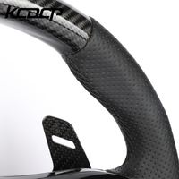Volant en fibre de carbone adapté à Mercedes Benz 809, volant à LED pour Mercedes Benz W205 C63 W213 E63G63 GLS63S GLA45 a