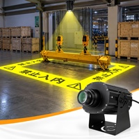 Projecteur Gobo LED personnalisé pour signalisation de sécurité au sol, pour zones restreintes de levage par pont roulant et zones à accès restreint pour le personnel