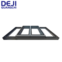 Fenêtre de toit coulissante verticale en aluminium personnalisée pour cuisine et usage extérieur, insonorisée