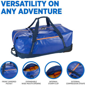 방수 주말 가방 캐리 온 토트 백 60L 더플 여행 가방 배낭 - Product Image 3