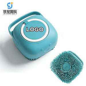 Cepillo de Baño <span class=keywords><strong>para</strong></span> Mascotas con Depósito <span class=keywords><strong>para</strong></span> Gel de Ducha, Productos de Limpieza e Higiene <span class=keywords><strong>para</strong></span> Mascotas, Limpieza del <span class=keywords><strong>Pelo</strong></span> de Gato - Product Image 1