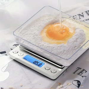 เครื่องชั่งครัวดิจิตอล AccuWeight สแตนเลส หน้าจอ LCD แสดงน้ำหนักแม่นยำ เครื่องชั่งสำหรับทำอาหารในครัวเรือน - Product Image 4