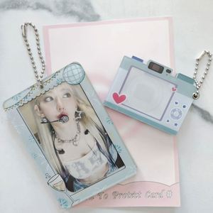Best Selling Cute Charms Acrylic Photo Card Sleeves Korea Stars Picture Photocard Holder Keychain for Credit Cards - Product Image 4