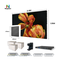 Düşük Güçlü 600x675mm Yönetim Kurulu COB Ekranı Döküm Alüminyum Kabin Ön Servis COB Panel Video Duvarı