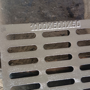 Grilles de <span class=keywords><strong>caniveau</strong></span> conformes à la norme EN124-1994 A15 B125 C250 <span class=keywords><strong>D400</strong></span>, Couvercles de regard en <span class=keywords><strong>fonte</strong></span> ductile GGG500-7, Prix - Product Image 6