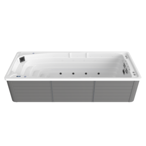 Piscina sin fin, <span class=keywords><strong>Spa</strong></span> de natación con sistema de <span class=keywords><strong>contracorriente</strong></span> potente, Gabinete WPC, Directo de fábrica - Product Image 5