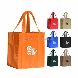 Wholesale laminated storage new style wholesale green nonwoven shopping bag woven bags