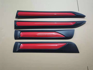 Accessoires de voiture YBJ, moulures latérales chromées pour Hilux Revo <span class=keywords><strong>Rocco</strong></span> 2015-2021, carrosserie latérale, pick-up 2018, garniture de porte modifiée Revo - Product Image 3