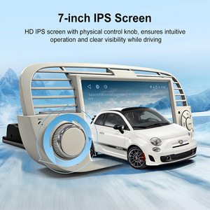 Rhythm 7 Inch Ips Linux Car Radio For Fiat 500 2007 2015 Wireless Carplay Android <b>Auto</b> Steering Wheel Control Fm Radio - Product Image 4
