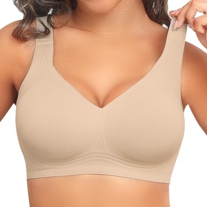 <span class=keywords><strong>Reggiseno</strong></span> con <span class=keywords><strong>Ferretto</strong></span> Sottile <span class=keywords><strong>Senza</strong></span> Cuciture, Stile Europeo e Americano, con <span class=keywords><strong>Imbottitura</strong></span> Rimovibile, Effetto Minimizzante per Seno Grande, Bestseller - Product Image 2
