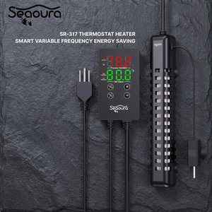 سخان حوض السمك القابل للغمر Seaoura SR-317 بتردد متغير 100 واط 200 واط 300 واط 500 واط 800 واط مع قابس أمريكي - Product Image 1