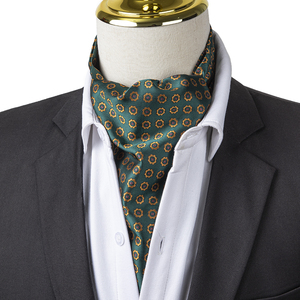 <span class=keywords><strong>Cravate</strong></span> Lavallière en 100 % Microfibre de Polyester pour Hommes, Motifs Pétales, Cravates Adultes Disponibles en 2 Couleurs - Product Image 1