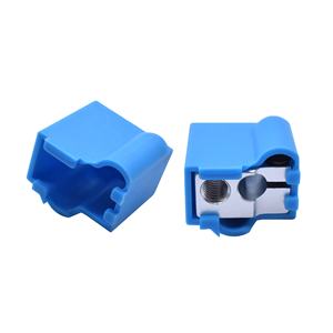 Volcano Silicone Sleeve Chaussettes de protection Housse d'isolation avec bloc chauffant pour pièces d'imprimante <span class=keywords><strong>3d</strong></span> Extrudeuse <span class=keywords><strong>V6</strong></span> J-head <span class=keywords><strong>Hotend</strong></span> - Product Image 1