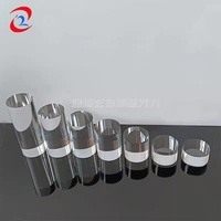 Blocs acryliques ronds solides clairs Tige de cylindre acrylique personnalisée