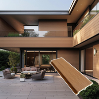 Nouvelle tendance ASA, panneau mural WPC pour extérieur, imperméable, insonorisant, revêtement décoratif extérieur, lambris