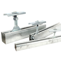 Rail de guidage industriel en acier sur mesure pour porte coulissante, porte en verre, porte industrielle, à forte charge