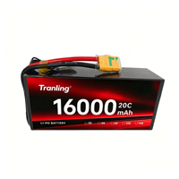 Batterie Li-po rechargeable pour drone agricole à prix avantageux, 16000mah 10000mah 6S/7S/12S/14S 22.2V/25.9V/44.4V/51.8V 25C