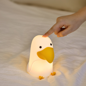 Lampe de chevet en silicone doux et moelleux en forme de <span class=keywords><strong>toucan</strong></span>, rechargeable par USB, lampe de table LED, lampe de nuit pour enfants, cadeau pour chambre d'enfant - Product Image 5
