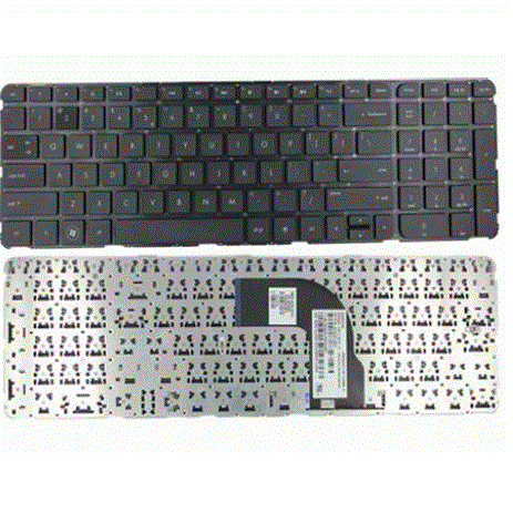 US English Keyboard for HP DV7-7000 DV7-7100 DV7-7200 DV7-7300 Series Laptop Keyboard Replacement with Frame Black