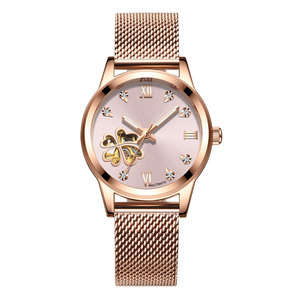 Relojes Mecánicos con Forma de Corazón Hueco para Mujer, Reloj de Pulsera Automático, Diseño de Moda Femenina, OEM, Ideas de Regalo de Lujo, Relojes - Product Image 5