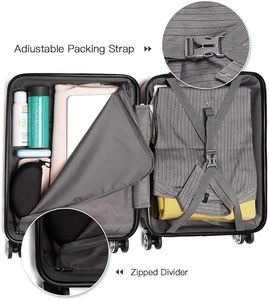 Ensemble de bagages à main en PP Prix de gros Ensemble de valises en ABS PC en PP de haute qualité en stock pour un usage quotidien prêt à expédier - Product Image 5