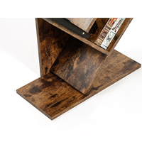 Étagère à livres en forme d'arbre à 10 niveaux, organisateur de rangement, étagères pour livres/revues, bibliothèque avec étagère pour bureau, salon - Brun