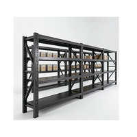 Système de rayonnage sélectif industriel robuste pour palettes, capacité élevée, construction en acier, résistant à la corrosion, pour entrepôt