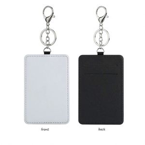 Custom Printed PU Leather Sublimation Blank Canvas Bus Card Cover Holder Wallet Case Card <b>Pouch</b> ID Badge Holder for <b>Men</b> Women - Product Image 5